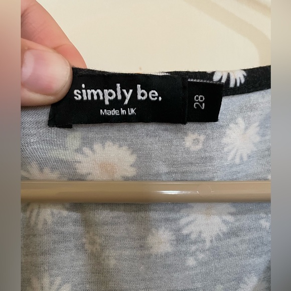 ASOS Simply Be Midi Daisy Print Casual Dress - Picture 5 of 5